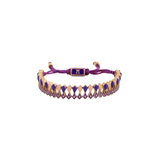 RHOMBUS PURPLE BRACELET