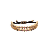 SLIM RHOMB RED STONE BRACELET